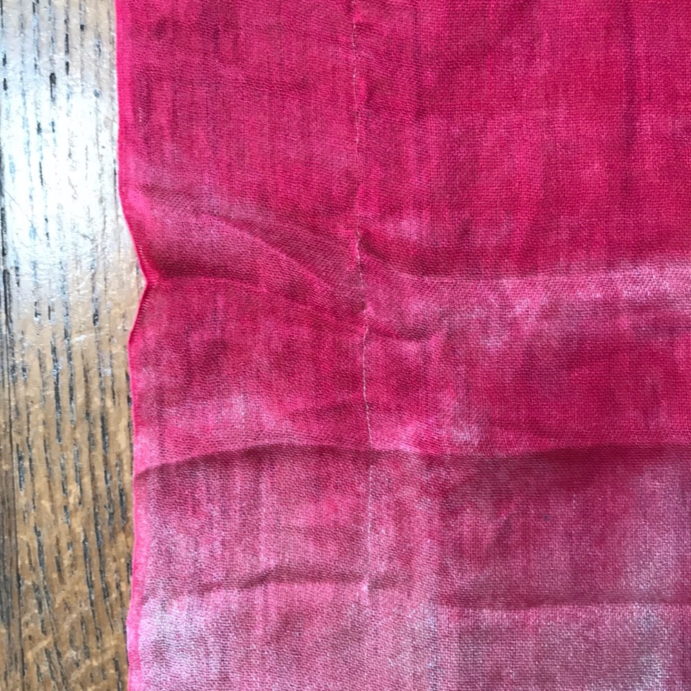 Watercolor viscose scarf. 72”x43.5” - Picture 3 of 5
